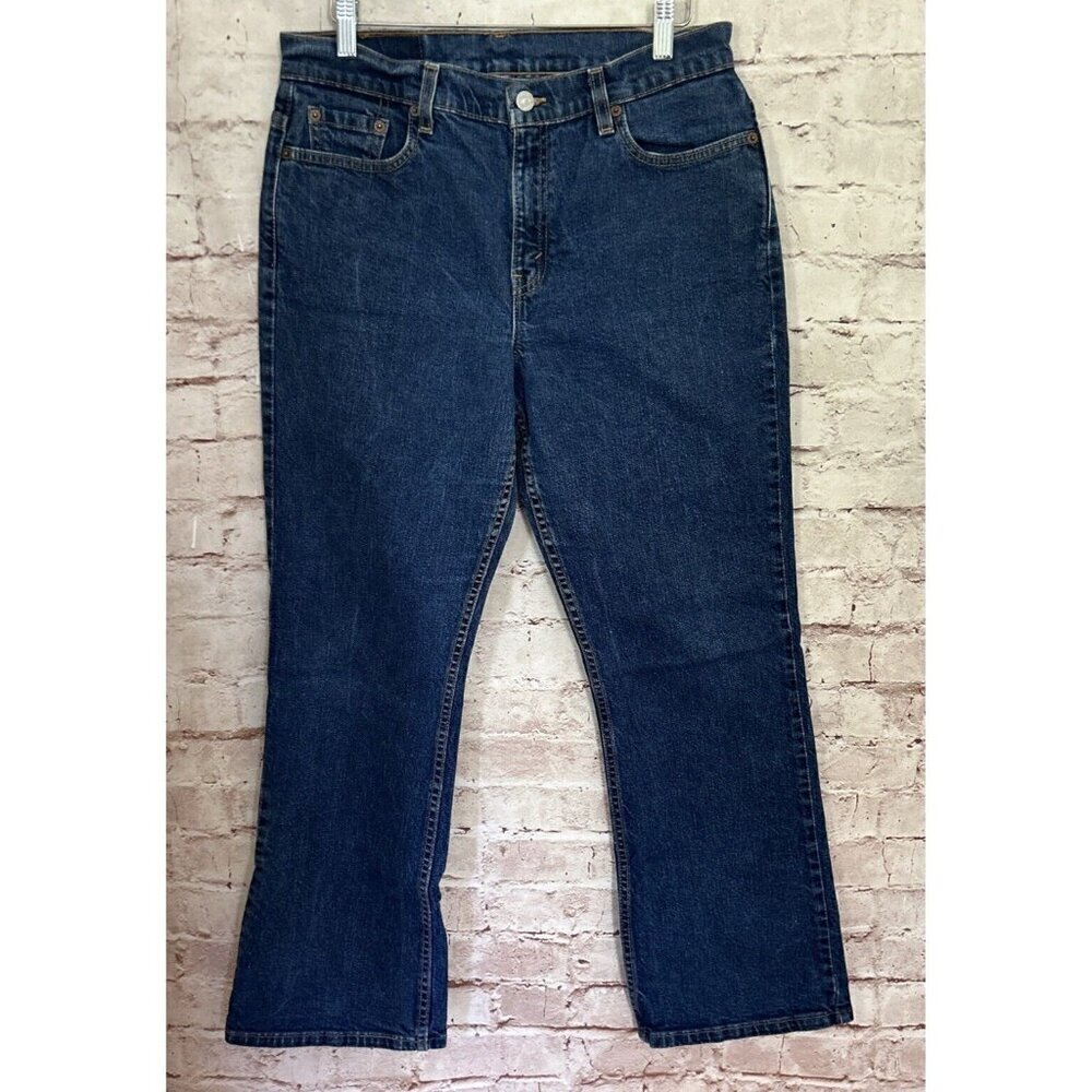 Levis Jeans Womens 12 S Short Vintage Lower Rise Boot Cut Misses 90s USA